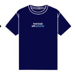 T-shirt Logo Blu Navy