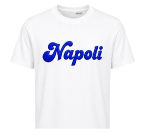 T-shirt Napoli Puff Blu Royal