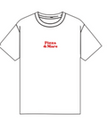 T-shirt Bianca Pizza & Mare