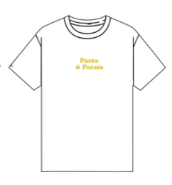 T-shirt Bianca Pasta & Patate