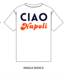 T-shirt Bianca Ciao Napoli