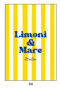 Cartolina Limoni & Mare