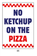 Magnete 5 (No Ketchup On The Pizza)