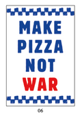 Magnete 6 (Make Pizza Not War)