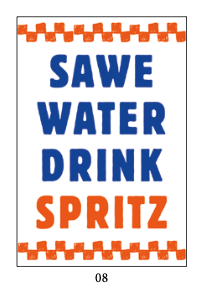 Magnete 8 (Save Water Drink Spritz)