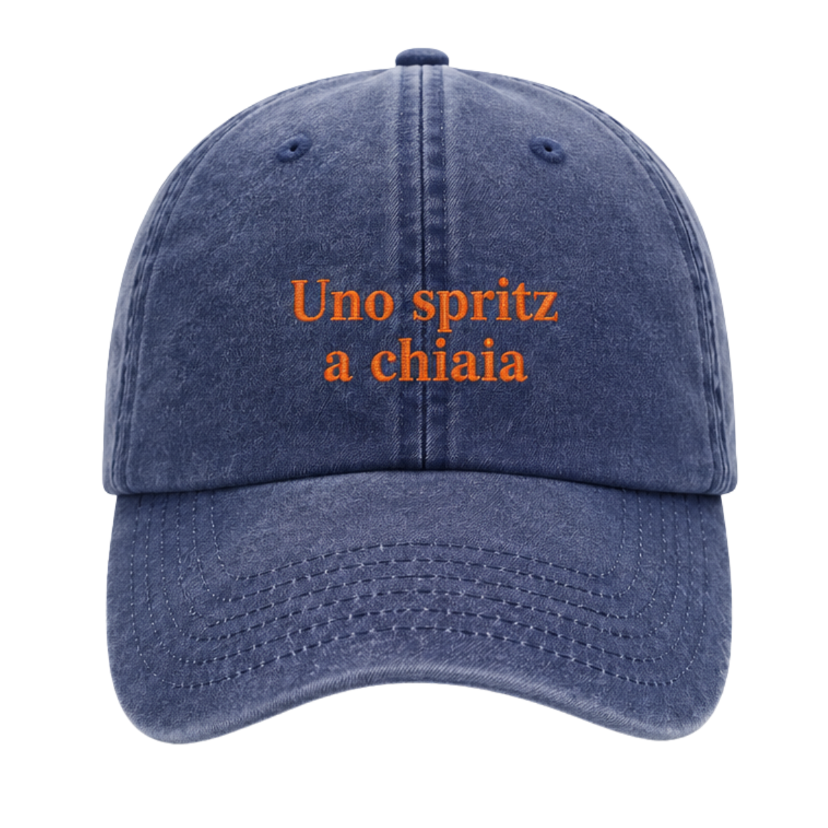 Cappellino Washed Denim- Uno Spritz a Chiaia